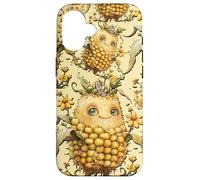 Carcasa para iPhone 16 Yellow Corn On The COB Decor For Girls and Farmer Whimsical