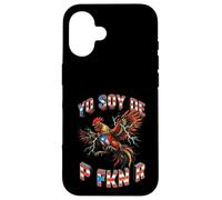 Carcasa para iPhone 16 Yo Soy De Puerto Rico Gallo P FKN R Desfile