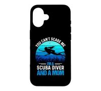 Carcasa para iPhone 16 You Can't Scare Me I'm A Scuba Diver and A Mom Divers Diving