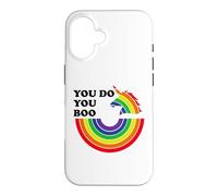 Carcasa para iPhone 16 You Do You Boo Unicorn Rainbow Pride LBGT Gay Pride LGBTQ