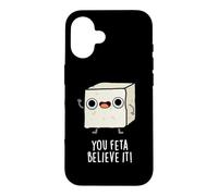 Carcasa para iPhone 16 You Feta Believe It, Divertido Juego de Palabras con Queso