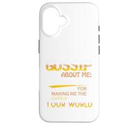 Carcasa para iPhone 16 You Who Gossip About Me Funny Adult Hilarious Friend Gift