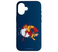 Carcasa para iPhone 16 Young Justice Splatter Art Kid Flash Logo