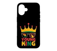 Carcasa para iPhone 16 Young King African American Black History Juneteenth