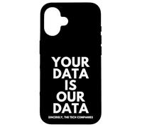 Carcasa para iPhone 16 Your Data Is Our Data INFOSEC Tech Company Security Breach
