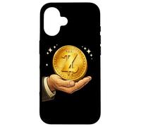 Carcasa para iPhone 16 Z Coin Crypto Crypto Design Camiseta para el Amor de la Moneda Digital