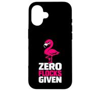 Carcasa para iPhone 16 Zero Flocks Given Flamenco Rosa Humor sarcástico