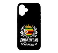 Carcasa para iPhone 16 Zimbabwean Princess Zimbabwe Flag Proud Zimbabwean Girl