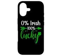 Carcasa para iPhone 17 0% Irish 100% Lucky St Patricks Funny Kiss Me Im Irish Ish