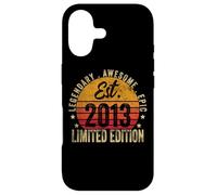 Carcasa para iPhone 17 10th Birthday Vintage 10 Year Old EST 2013 Limited Edition