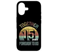 Carcasa para iPhone 17 15 Wedding Anniversary For Couple Fifteen Years of Marriage