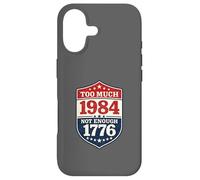 Carcasa para iPhone 17 1984 Referencia distópica Anti Tiranía Libertad Amante