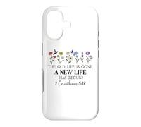Carcasa para iPhone 17 2 Corinthians 5:17 New Creation in Christ New Life Christian