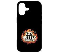 Carcasa para iPhone 17 20% Hotter Than You Llamas Divertido Sarcástico