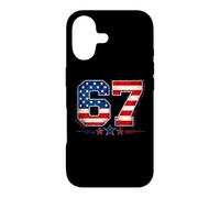 Carcasa para iPhone 17 4th of July Funny 67 Six Seven Meme Patriotic Men Women Kids