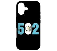 Carcasa para iPhone 17 502 Bandera de Guatemala Guate Quetzal Maya Antigua Tikal Bandera