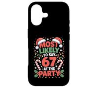Carcasa para iPhone 17 67 Funny Christmas Meme Most Likely To Say 67 At The Party