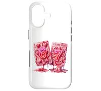 Carcasa para iPhone 17 67 Six Seven Valentine Hearts Poker Card Meme Couple Girls