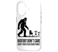 Carcasa para iPhone 17 A Bigfoot No Le Importa Tu Familia De Figuras De Palo