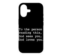 Carcasa para iPhone 17 A la Persona Que Lee Esto Dios te ve Dios te ama