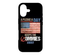 Carcasa para iPhone 17 A Pledge A Day Keeps The Commies Away American Flag America