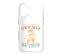 Carcasa para iPhone 17 A tu Propio yo sé Verdadero. Shakespeare en Gafas de Sol Hamlet