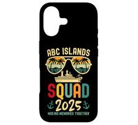 Carcasa para iPhone 17 ABC Islands Cruise Squad 2025 Family Cruise Holiday Matching