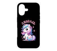 Carcasa para iPhone 17 Abigail - Bonito diseño de Unicornio para niñas con Nombre Abigail