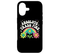 Carcasa para iPhone 17 Absoluto Trash Fire Sarcástico Humor Dicho