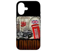 Carcasa para iPhone 17 Abstract London England Skyline Illustration Graphic Design