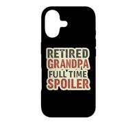 Carcasa para iPhone 17 Abuelo Jubilado Spoiler Tiempo Completo Abuelo jubilación diversión
