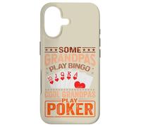 Carcasa para iPhone 17 Abuelo Juegos de Cartas Jugadores de póker Casino Jugador Abuelo