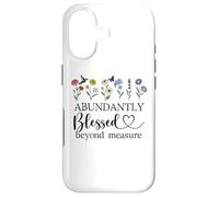Carcasa para iPhone 17 Abundantly Blessed Beyond Measure Women Christian Scripture