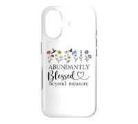 Carcasa para iPhone 17 Abundantly Blessed Beyond Measure Womens Christian Scripture