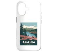Carcasa para iPhone 17 Acadia National Park Vintage Camping Senderismo Hombres Mujeres Niños