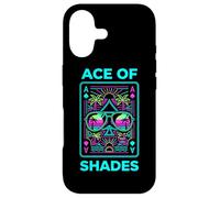 Carcasa para iPhone 17 Ace of Shades Vaporwave Playa Estética Retro