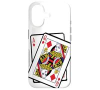 Carcasa para iPhone 17 Ace & Queen of Diamonds 21st Birthday Twenty One Years Old