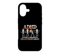 Carcasa para iPhone 17 ADHD It's Not Disability It's A Different Ability Skeleton