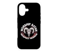 Carcasa para iPhone 17 Adoración Satanás Respeto Mujeres Feminista Satanista Satánico