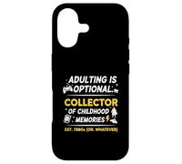 Carcasa para iPhone 17 Adulting is Optional Funny Collector Infancia Kidults