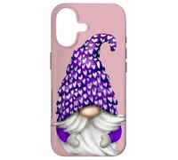 Carcasa para iPhone 17 Aesthetic Lilac Gnomes For Awareness Lavender Purple GNOME