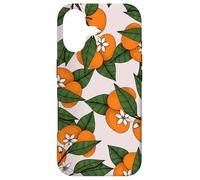 Carcasa para iPhone 17 Aesthetic Orange Clementine on Branch Botanical Pattern
