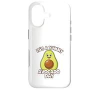 Carcasa para iPhone 17 Aguacate Divertido Kawaii Vegano Vegetariano Fruta