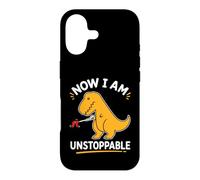 Carcasa para iPhone 17 Ahora Soy imparable Amarillo T Rex Divertido