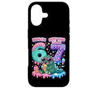 Carcasa para iPhone 17 Ahora Tengo 6 El próximo año seré 7 Kaiju Ice Cream 67 Meme Bday