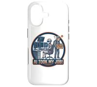 Carcasa para iPhone 17 AI tomó mi Trabajo Programador Divertido Robot Humor