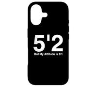 Carcasa para iPhone 17 Ajuste 5`2 Pero My Attitude is 6'1.