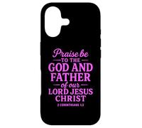 Carcasa para iPhone 17 Alabado Sea Dios Padre de Jesús Escritura 2 Corintios 1:3