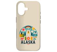 Carcasa para iPhone 17 Alaska - Al Aire Libre Estado Naturaleza Montañas Árboles Oso Alce