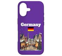 Carcasa para iPhone 17 Alemania Mercado de Navidad Amante Viaje Recuerdo Bandera Alemana